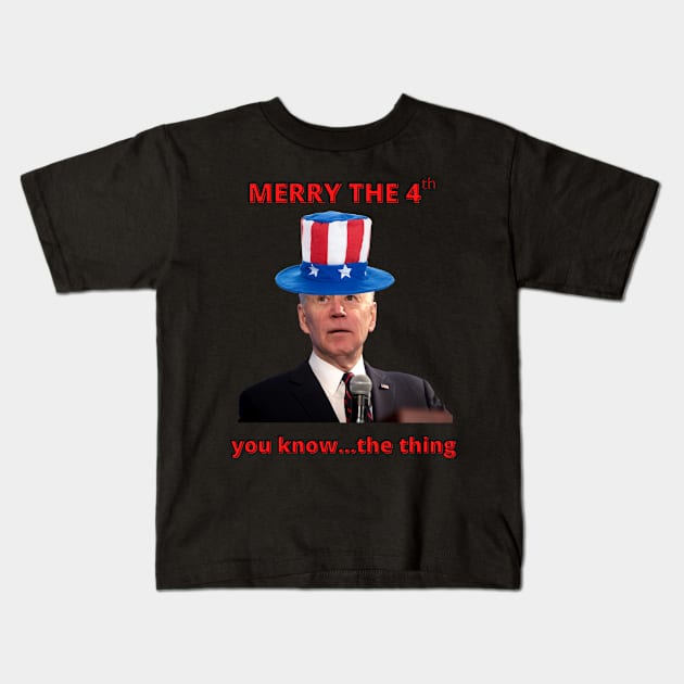 Merry the 4th you know the thing Kids T-Shirt by Kishu